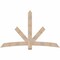 Ekena Millwork Alberta Smooth Timber Gable Bracket, Douglas Fir, 84"W x 53"H x 3 1/2"D x 5 1/2"F, 15/12 Pitch GBW084X53X0406ALB00SDF - alternate 1